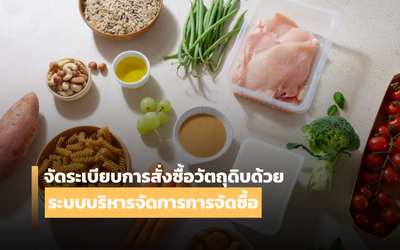 สั่งซื้อวัตถุดิบ